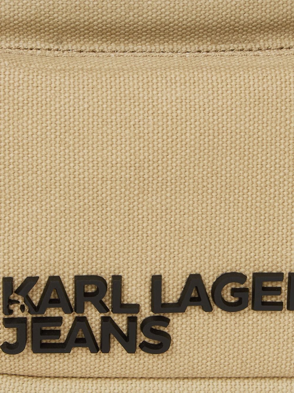 Shop Karl Lagerfeld Jeans Utility Canvas Belt Bag In Neutrals