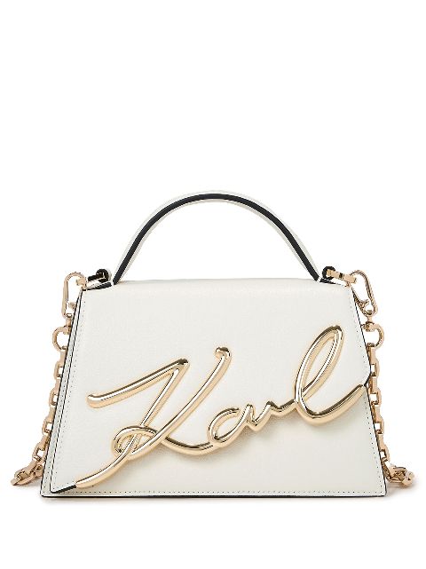 Karl Lagerfeld bolsa crossbody Signature pequeña