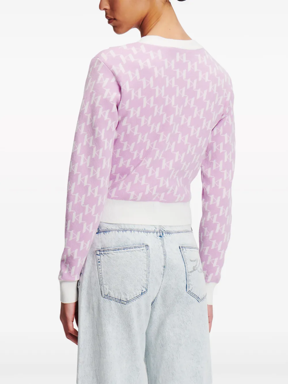 Karl Lagerfeld Cropped vest Paars