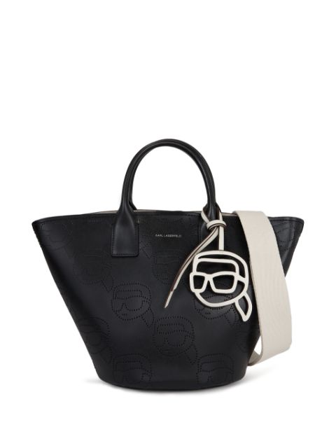 Karl Lagerfeld Ikon perforated tote bag WOMEN