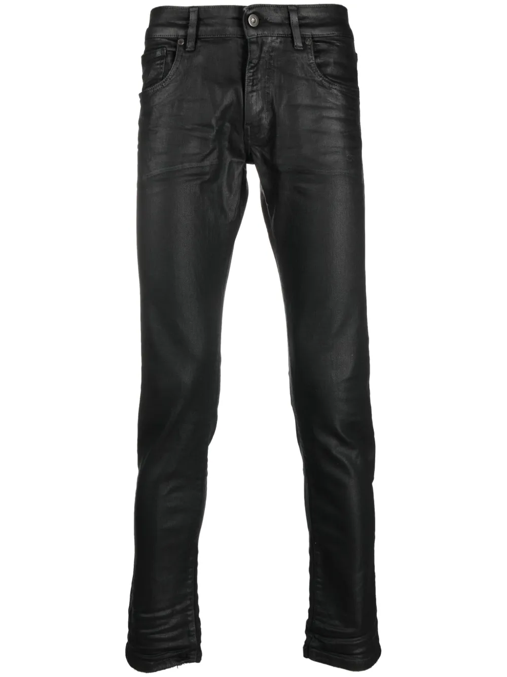 Salvatore Santoro dark-wash slim-cut jeans - Black