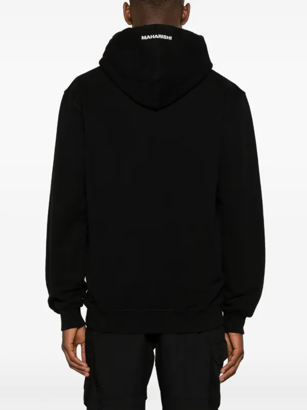 Maharishi Reflective Dragon Organic Cotton Hoodie Farfetch