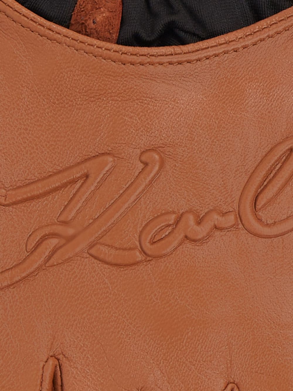 Karl Lagerfeld Vingerloze handschoenen Bruin