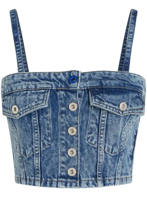 Karl Lagerfeld Jeans denim bandeau top