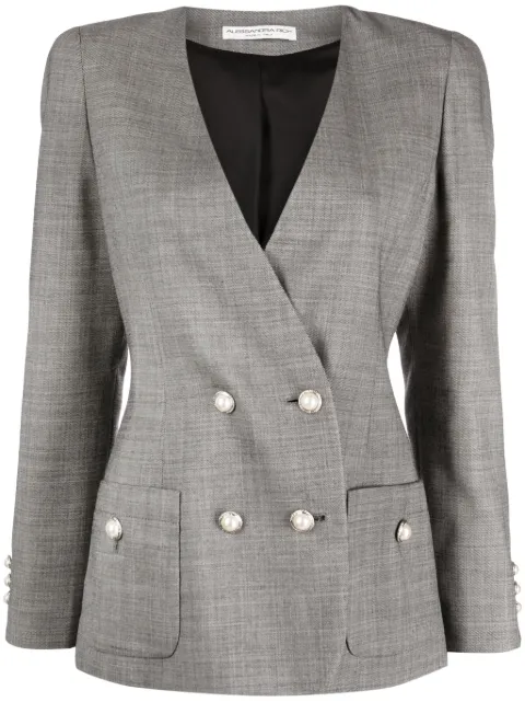 Alessandra Rich double-breasted wool blazer