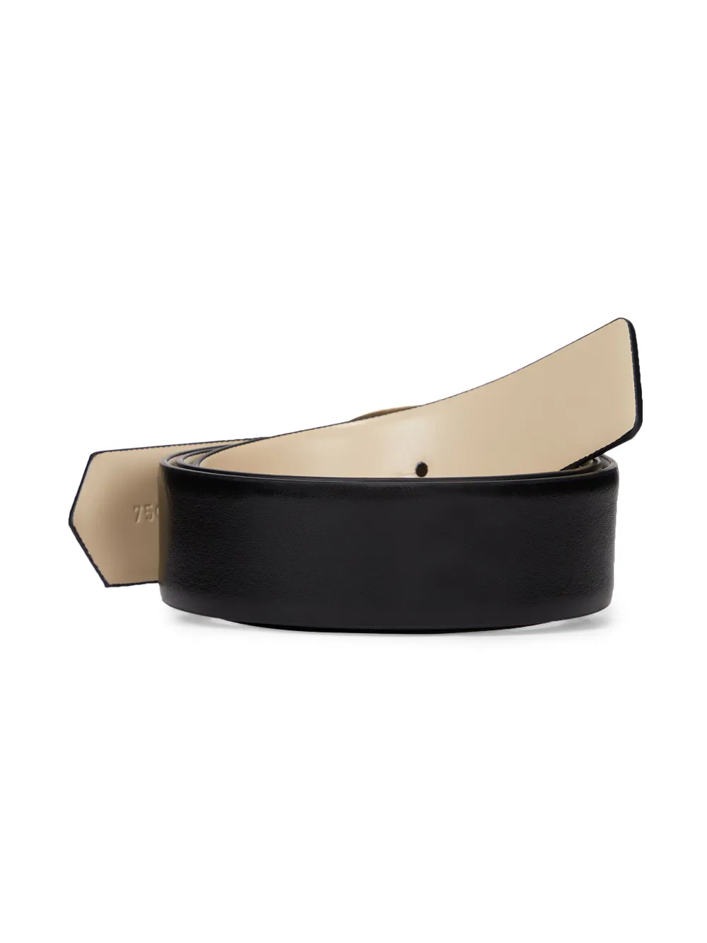 Image 2 of Karl Lagerfeld Signature Fan leather belt