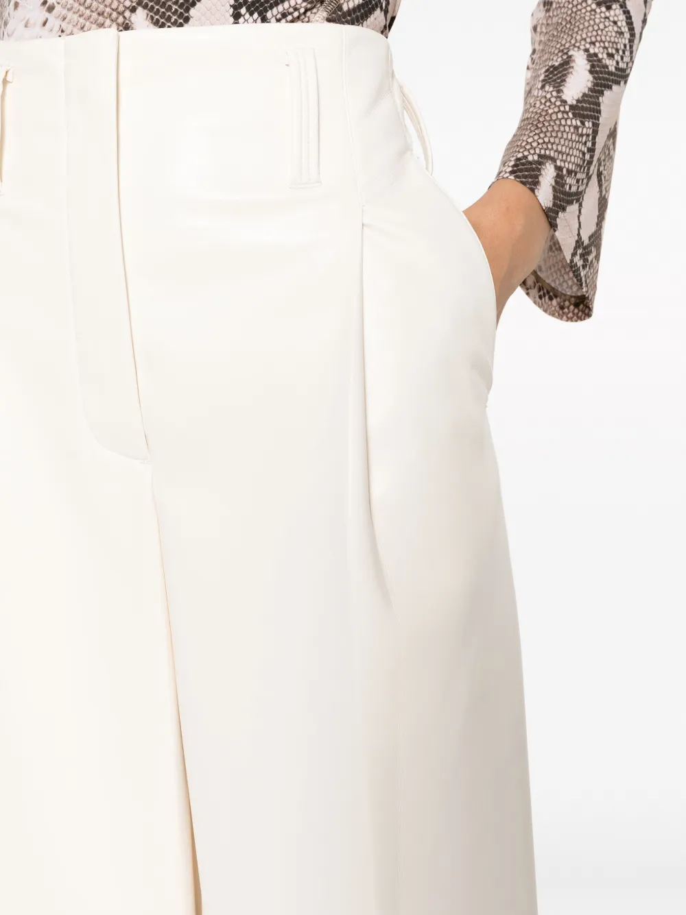 Philosophy Di Lorenzo Serafini High waist broek Wit