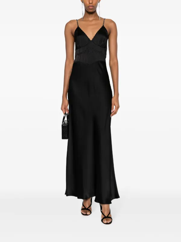 Embroidered bodice maxi dress store
