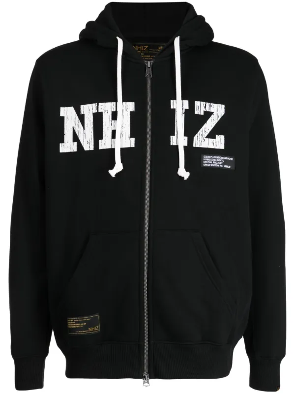 Izzue Drawstring zip up Hoodie Farfetch