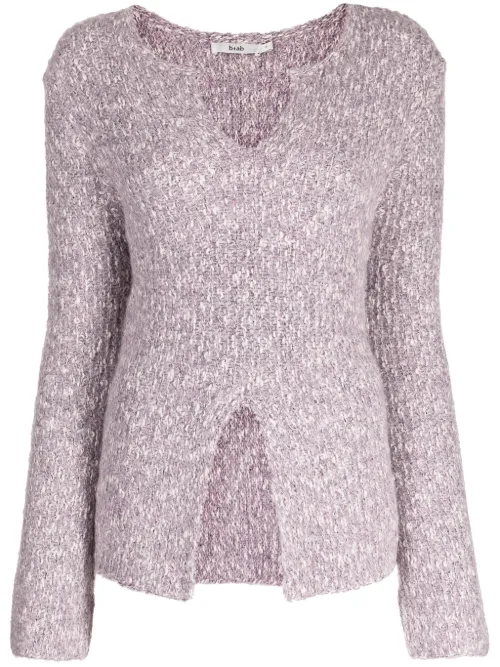 Pull chiné à détails de fentes - b+ab - Modalova