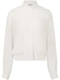 Giambattista Valli semi-sheer cotton-blend jacket - White