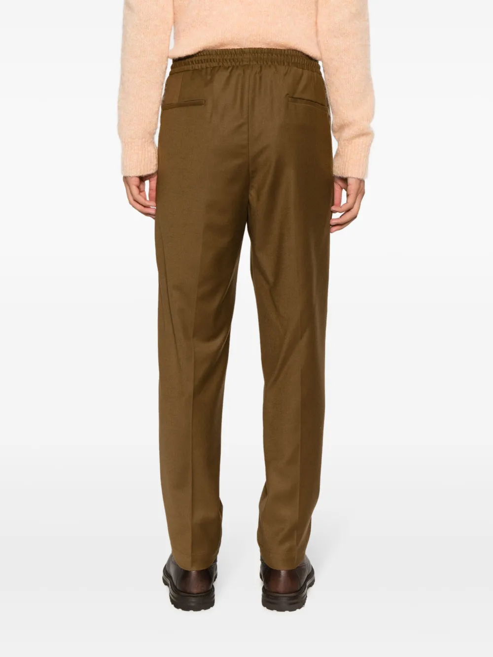 Briglia 1949 Wimbledon broek met trekkoordtaille Bruin