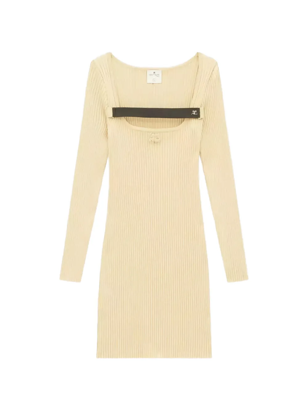 Courrèges long-sleeve dress - Toni neutri