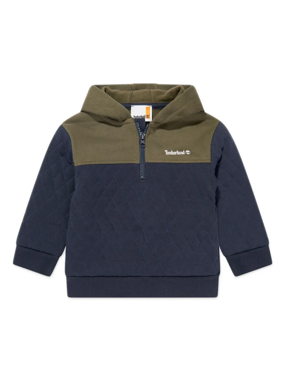 Timberland Kids Hoodie met logoprint Blauw