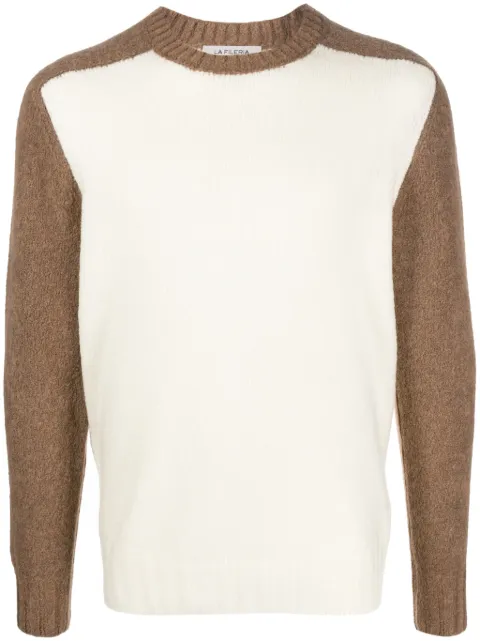 Fileria colour-block crew-neck jumper