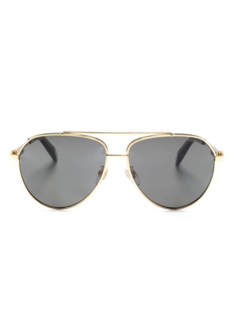 Chopard Eyewear logo-plaque pilot-frame sunglasses