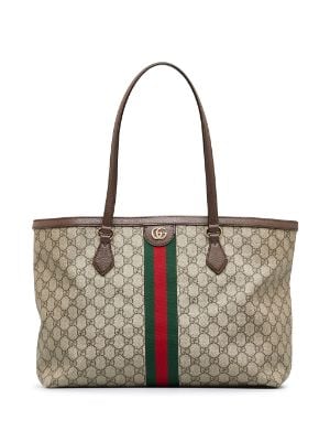 Gucci Pre-Owned 2000s Small GG Canvas Baguette Handbag - Farfetch