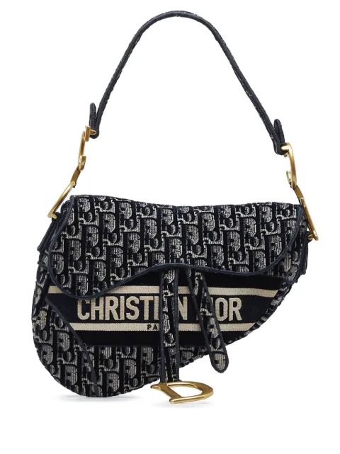 Christian Dior pre-owned Oblique Saddle shoulder bag