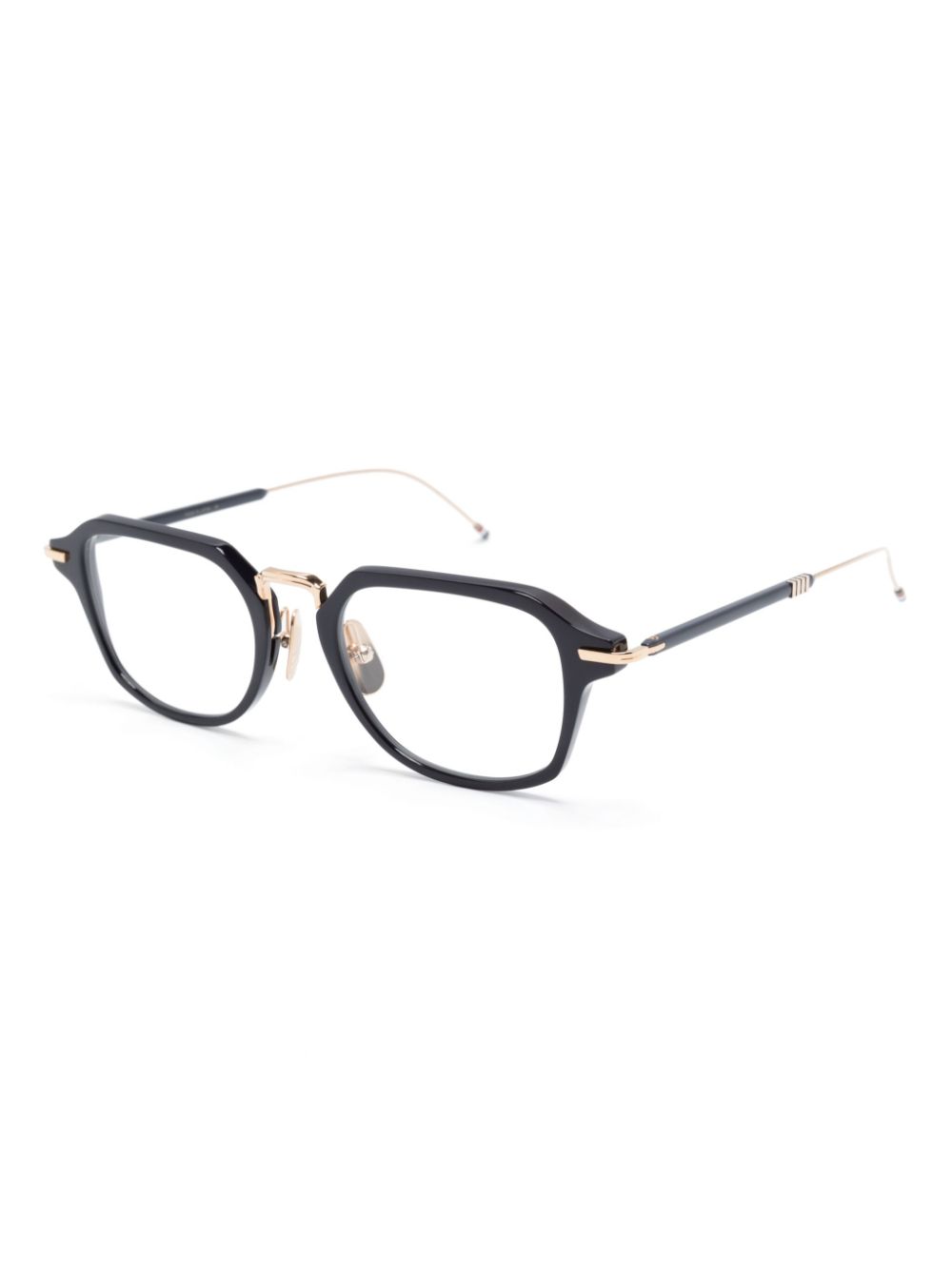 Thom Browne Eyewear Bril met rechthoekig montuur - Blauw