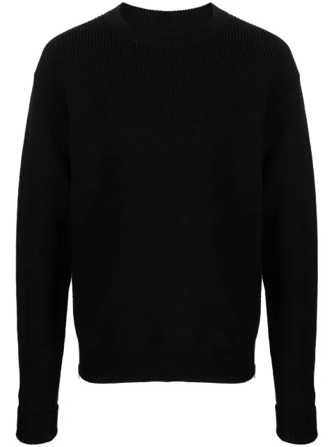 Jil Sander zip-fastening wool jumper