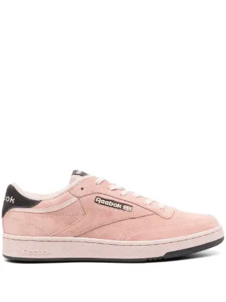 reebok pink suede trainers