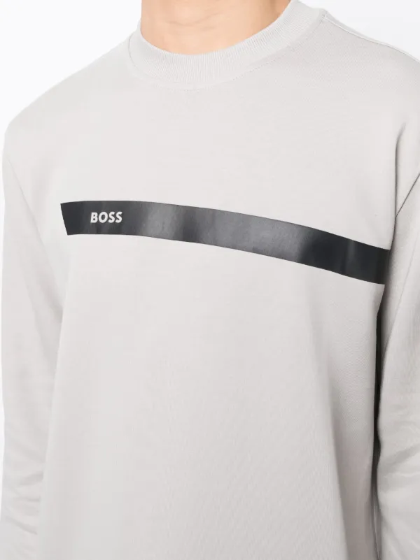 Boss sweatshirt outlet white