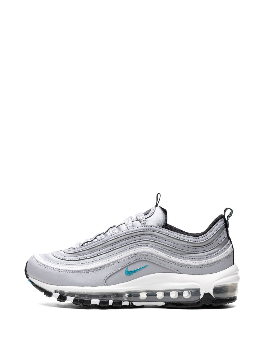 Shop Nike Air Max 97 "silver Aqua" Sneakers