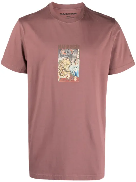 Maharishi graphic-print organic cotton T-shirt