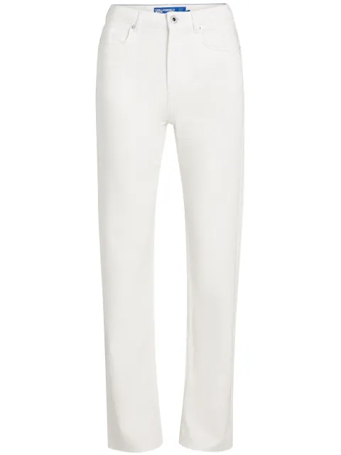 Karl Lagerfeld Jeans high-rise straight-leg jeans