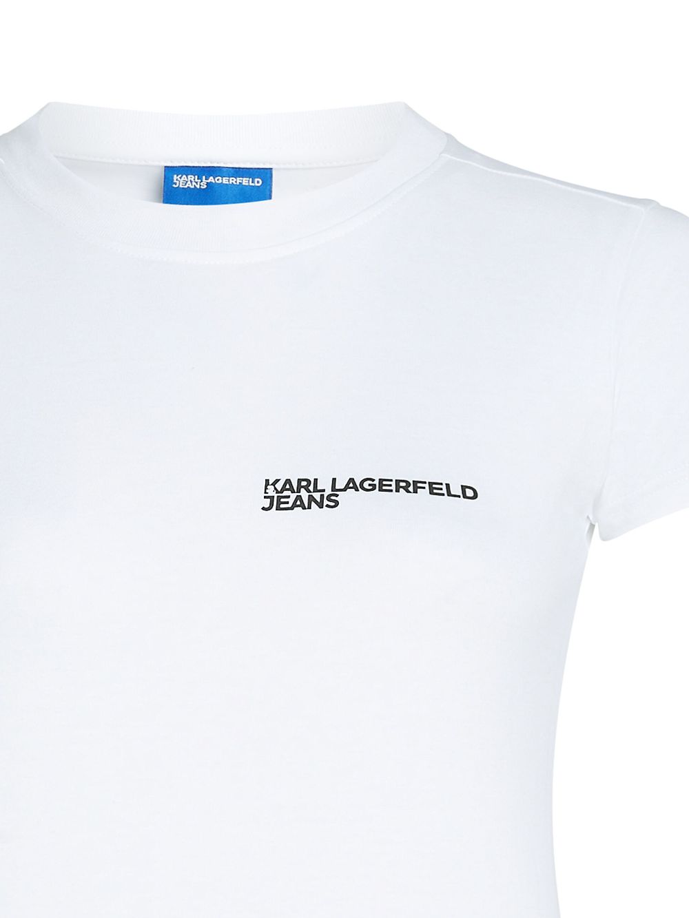 Karl Lagerfeld Jeans logo-print organic cotton T-shirt - White