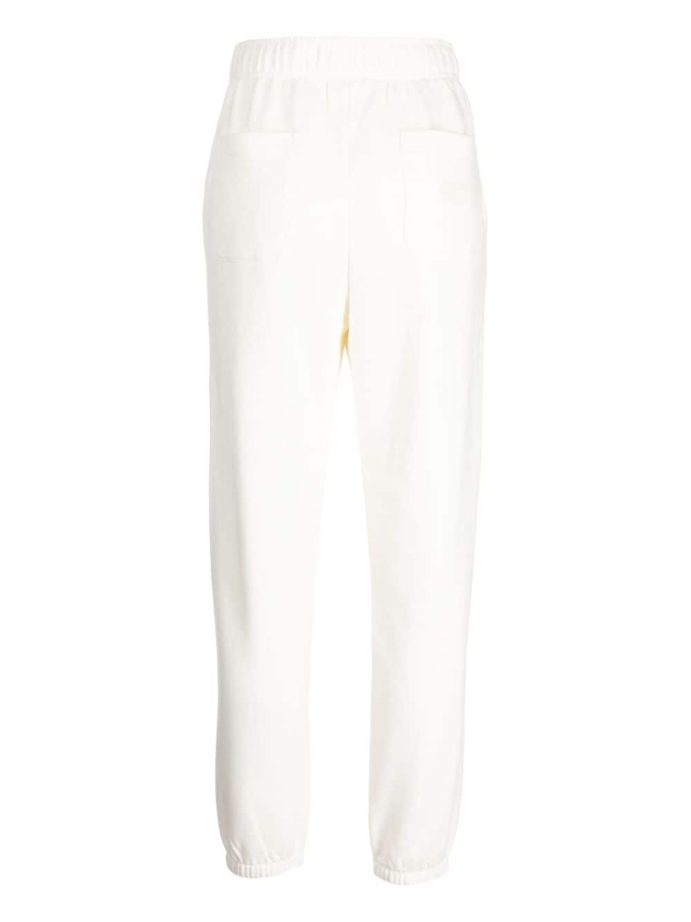 Shop Chocoolate Logo-patch Cotton Track Pants In White