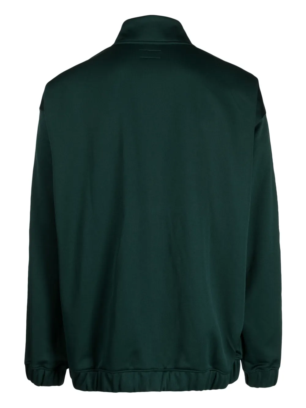 izzue logo-print zip-up jacket - Groen