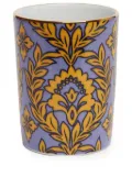 La DoubleJ leaf-print porcelain cup - Purple