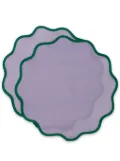 La DoubleJ Cloud linen placemats (set of 2) - Purple