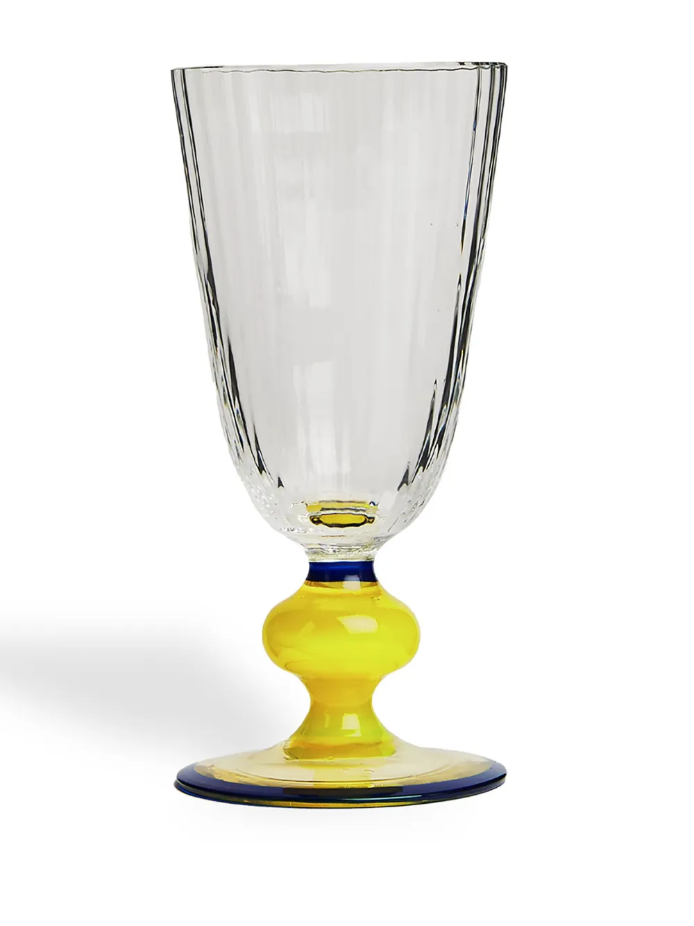 Sculpted-Handle Glasses (Set Of Eight)