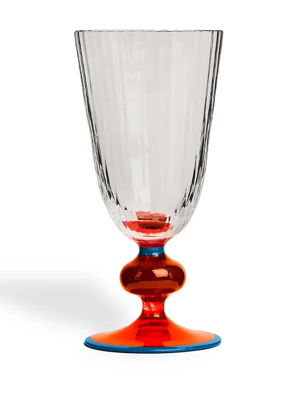 Sculpted-Handle Glasses (Set Of Eight)