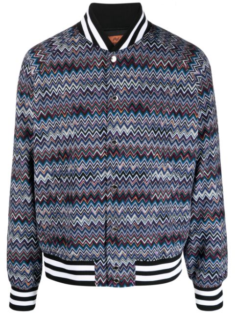 Missoni zigzag-print bomber jacket