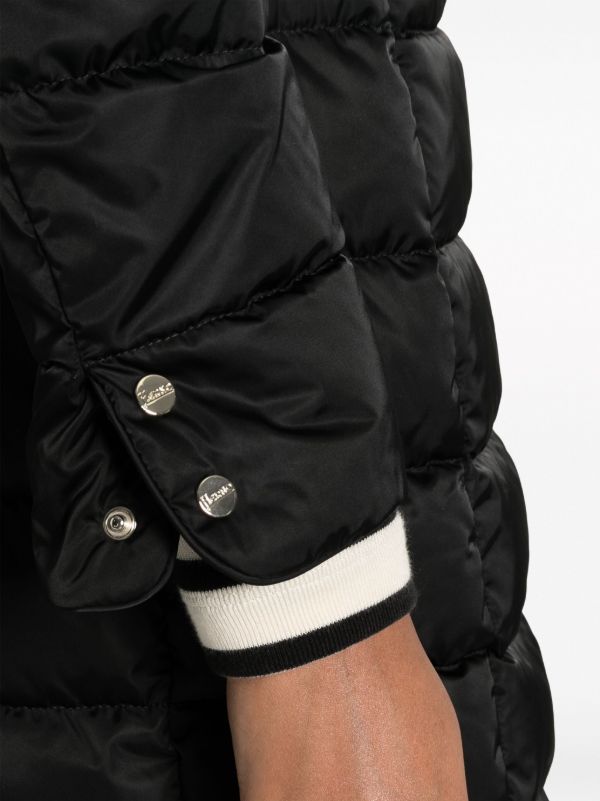 quilted and padded jacket