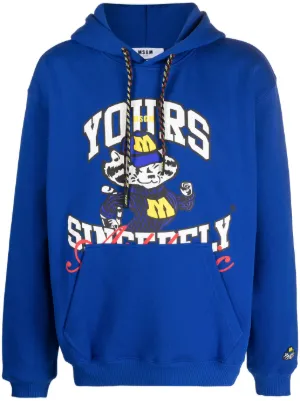 VETEMENTS ロゴ パーカー | ブルー | FARFETCH JP