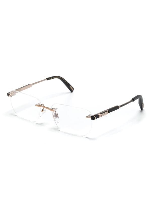 Chopard Eyewear Rimless square frame Glasses Farfetch