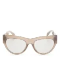 Versace Eyewear Winged Medusa cat-eye frame sunglasses - Brown