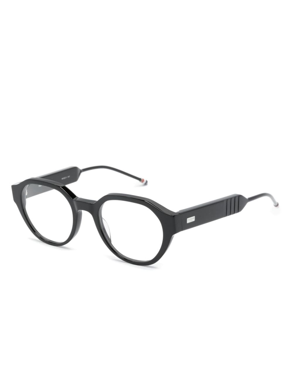 Thom Browne Eyewear Bril met rond montuur - Zwart