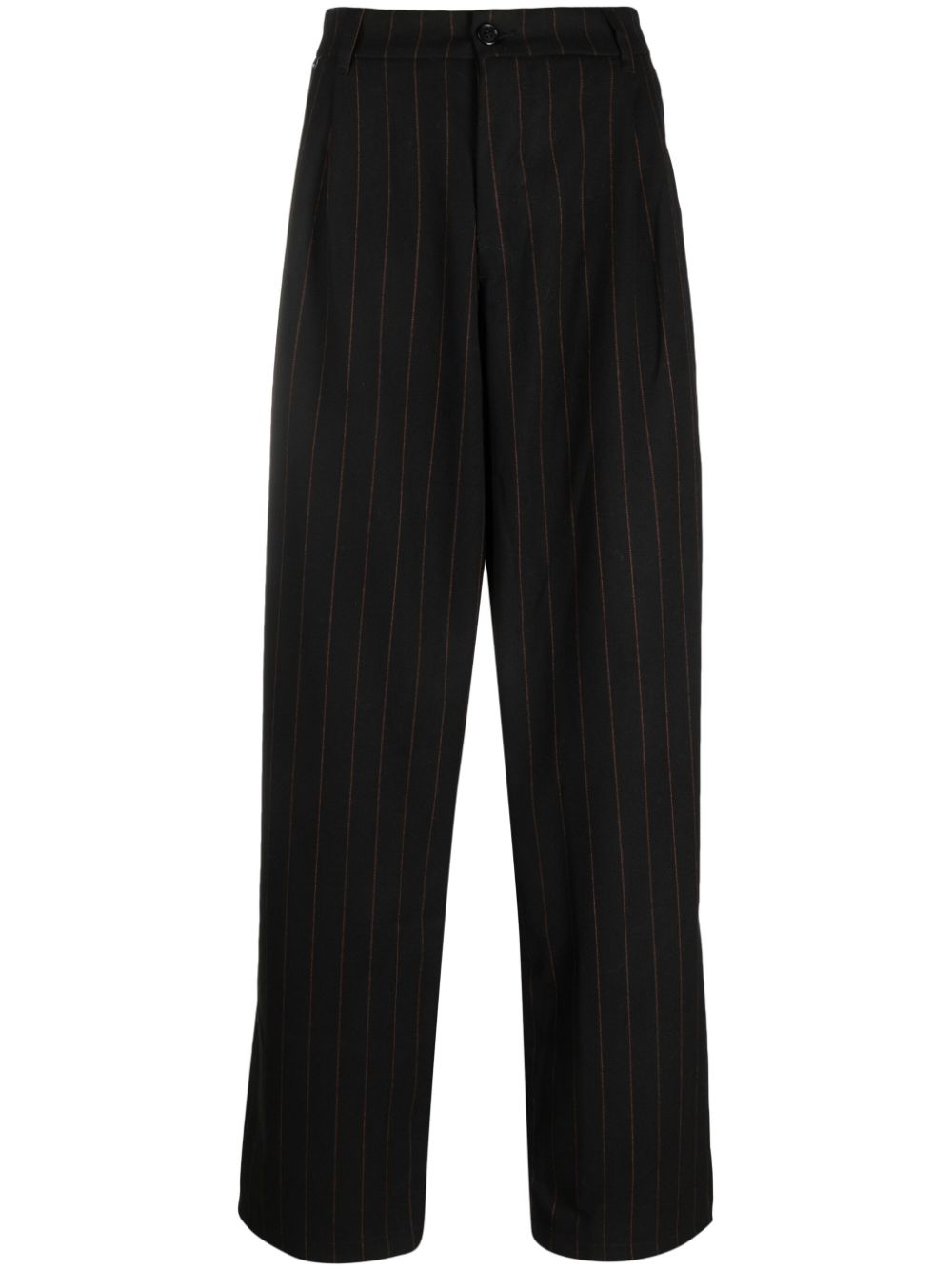 FAMILY FIRST STRAIGHT-LEG PINSTRIPE-PATTERN TROUSERS