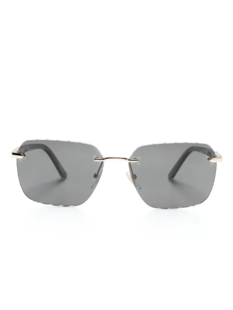 Chopard Eyewear lentes del sol con armazón cuadrada y logo grabado
