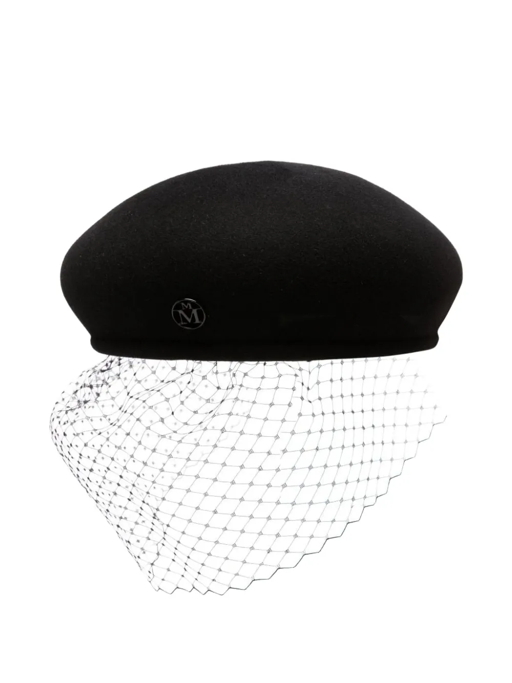Maison Michel New Bonnie Veil hat - Nero