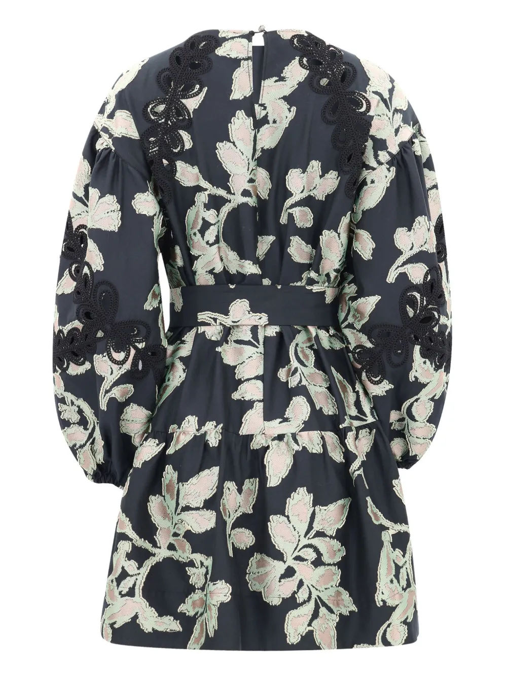 Tanya Taylor Jurk met bloemenprint - Zwart