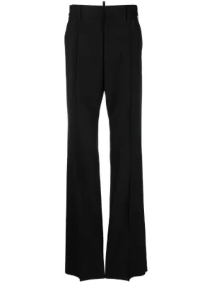 MM6 Maison Margiela シングルステッチ パンツ | ブラック | FARFETCH JP