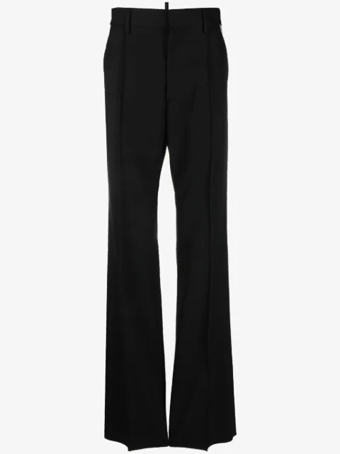 DSQUARED2 logo-embroidered tailored trousers