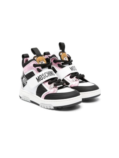 Moschino Kids Sneakers mit Teddy