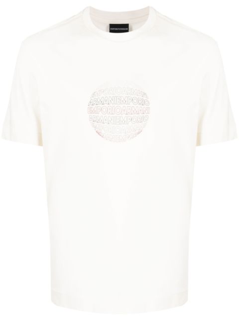 Emporio Armani logo-print cotton T-shirt Men